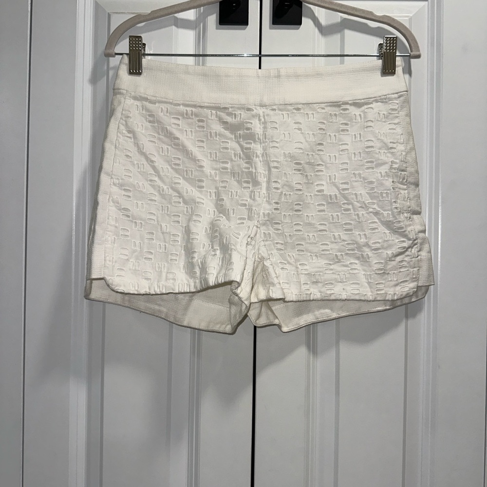 J Crew women’s white shorts